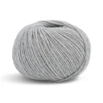 Włóczka Lamana Como Cashmere 42M / średni szary melanż