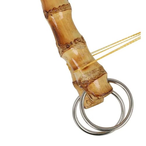 Uchwyty / rączki do torebki bambusowe / średnica 17 cm / 2 szt