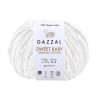 Włóczka Gazzal Sweet Baby Organic Cotton 2600 / biel