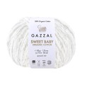 Włóczka Gazzal Sweet Baby Organic Cotton 2600 / biel