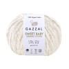 Włóczka Gazzal Sweet Baby Organic Cotton 2601 / śmietanka