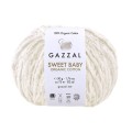 Włóczka Gazzal Sweet Baby Organic Cotton 2601 / śmietanka