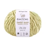 Włóczka Gazzal Sweet Baby Organic Cotton 2605 / jasna oliwka