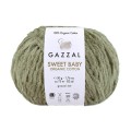 Włóczka Gazzal Sweet Baby Organic Cotton 2607 / jodła