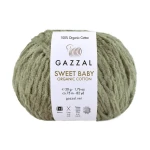 Włóczka Gazzal Sweet Baby Organic Cotton 2607 / jodła