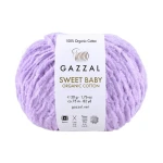 Włóczka Gazzal Sweet Baby Organic Cotton 2614 / fiołek