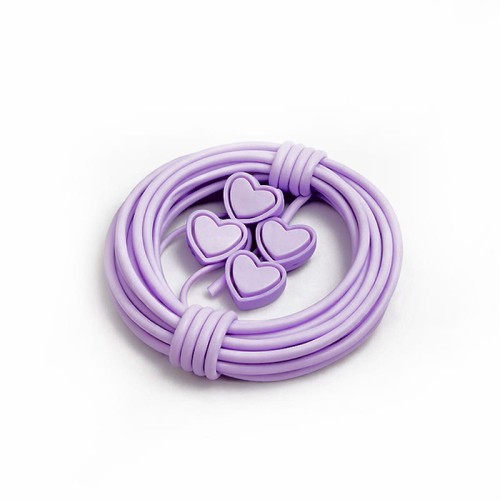 Żyłka pomocnicza Katia + stopery - 5m / 3 mm / fiolet