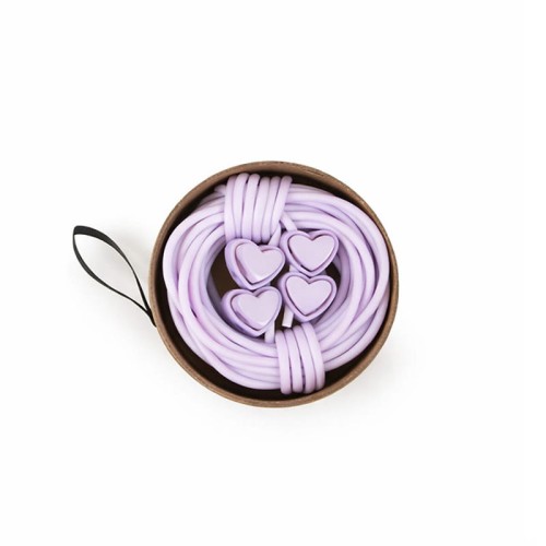 Żyłka pomocnicza Katia + stopery - 5m / 3 mm / fiolet