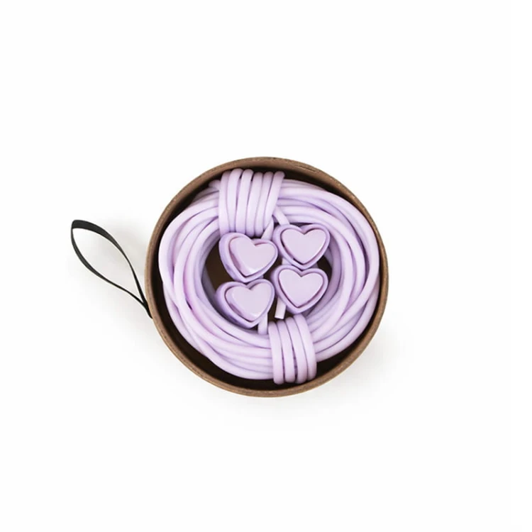 Żyłka pomocnicza Katia + stopery - 5m / 3 mm / fiolet