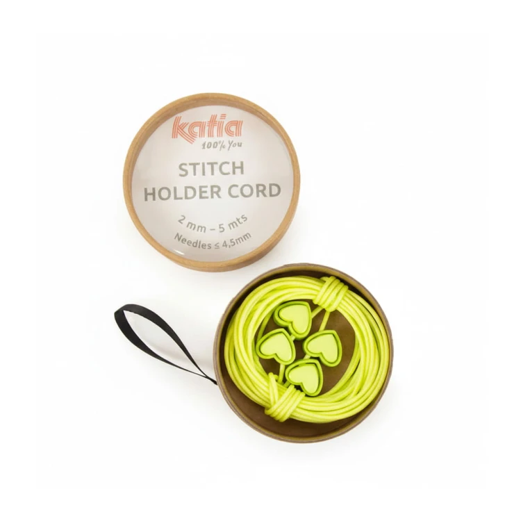 Żyłka pomocnicza Katia + stopery - 5m / 2 mm / zielony