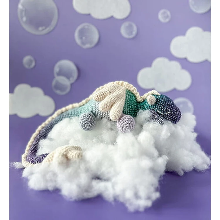 Wzór "Dreamy the Sleepy Dragon" By Pracownia Blask