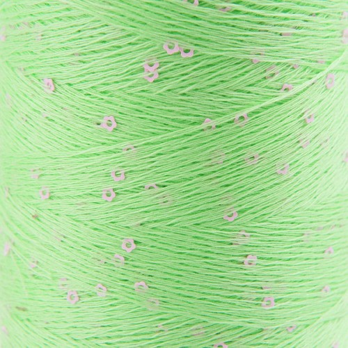 Włóczka / nić z cekinami Rico Design Creative Make It Blümchen 008 / seledyn