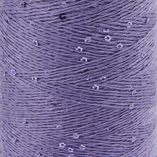 Włóczka / nić z cekinami Rico Design Creative Make It Blümchen 018 / fiolet