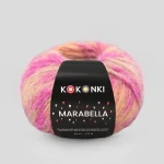 Włóczka KOKONKI Marabella M03 / tarta malinowa / ~125 m