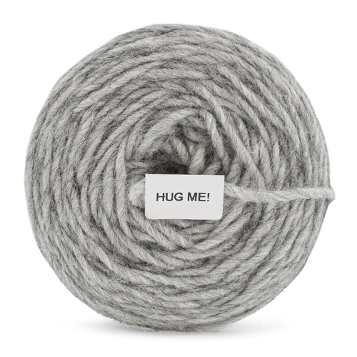 Włóczka KOKONKI HUG H03 / szary / ~180 m