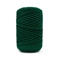 PREMIUM sznurek bawełniany by KOKONKI 3mm / rolka 100 m / 381 butelkowa zieleń