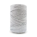 PREMIUM sznurek bawełniany by KOKONKI 3mm / rolka 100 m / 384 jasny szary