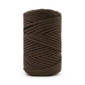 PREMIUM sznurek bawełniany by KOKONKI 3mm / rolka 100 m / 316 czekolada