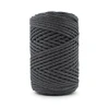 PREMIUM sznurek bawełniany by KOKONKI 3mm / rolka 100 m / 389 grafit