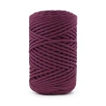 PREMIUM sznurek bawełniany by KOKONKI 3mm / rolka 100 m / 339 piwonia