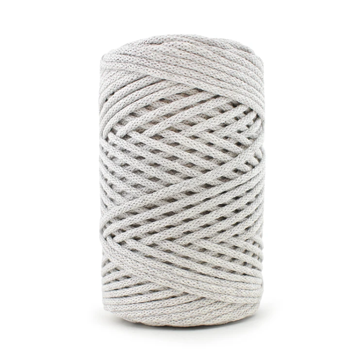 PREMIUM sznurek bawełniany by KOKONKI 3mm / rolka 100 m / 306 lniany