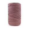 PREMIUM sznurek bawełniany by KOKONKI 3mm / rolka 100 m / 337 malwa