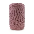 PREMIUM sznurek bawełniany by KOKONKI 3mm / rolka 100 m / 337 malwa
