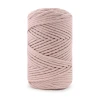 PREMIUM sznurek bawełniany by KOKONKI 3mm / rolka 100 m / 334 brudny róż