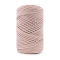 PREMIUM sznurek bawełniany by KOKONKI 3mm / rolka 100 m / 334 brudny róż