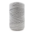 PREMIUM sznurek bawełniany by KOKONKI 3mm / rolka 100 m / 388 szary