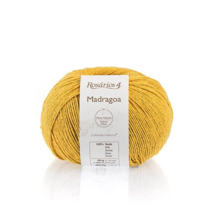 Włóczka Rosarios 4 Madragoa 45 / Manga / słonecznik / 50g