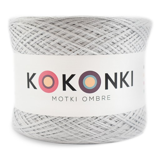 KOKONEK A482 Jasny szary/łososiowy róż/brzoskwinia/morela/brudny róż/malinowy róż