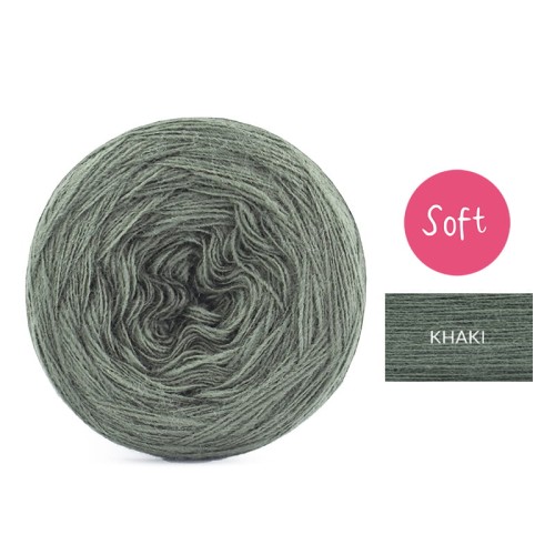 KOKONEK_Mono Soft jeden kolor - khaki