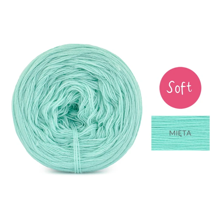 KOKONEK_Mono Soft jeden kolor - mięta