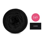 KOKONEK_Mono Soft jeden kolor - czerń / 3 nitki / 1000m / 200 g - GOTOWY