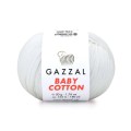Włóczka Gazzal Baby Cotton 3410 - 50g - ecru