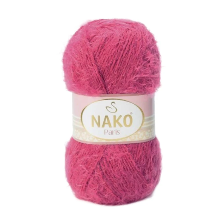Włóczka Nako Paris 06578 / intensywny róż