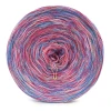 KOKONEK Merino Melanż R207 - Lody porzeczkowe/fuksja/morela + tęcza rafa koralowa (3 nitki + 1)