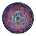 KOKONEK Rare Merino R203 - Granat/lody porzeczkowe/morela/jasny błękit + tęcza rafa koralowa (3n + 1)
