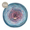 KOKONEK Pure Rare PR009 - Petrol/patyna/jasny róż/malwa + tęcza rafa koralowa (3 nitki + 1)