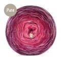 KOKONEK Pure Rare PR008 - Wino/jeżyna/magenta/słodki róż + tęcza słodka (3 nitki + 1)