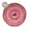 KOKONEK Pure Rare PR007 - Glina/morela/malwa + tęcza słodka (3 nitki + 1)