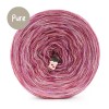 KOKONEK Pure Melanż PM003 - Malwa/pastelowy róż/lody porzeczkowe + tęcza słodka (3 nitki + 1)