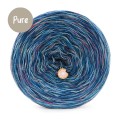 KOKONEK Pure Melanż PM002 - Jasny granat/petrol/patyna + tęcza rafa koralowa (3 nitki + 1)