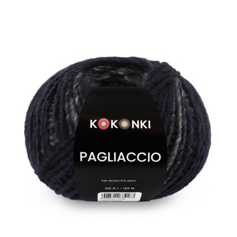 Włóczka KOKONKI Pagliaccio P33 / droga mleczna / ~180 m
