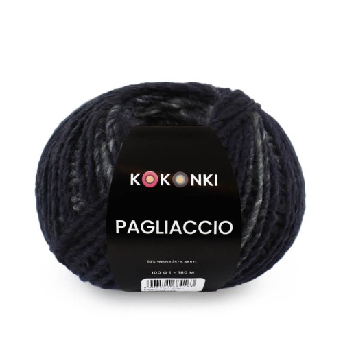 Włóczka KOKONKI Pagliaccio P33 / droga mleczna / ~180 m