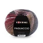 Włóczka KOKONKI Pagliaccio P17 / owoce leśne / ~180 m