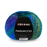 Włóczka KOKONKI Pagliaccio P23 / pawie pióro / ~180 m
