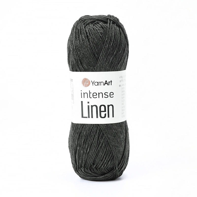 Włóczka YarnArt Intense Linen 4134 / antracyt