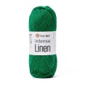 Włóczka YarnArt Intense Linen 4127 / ciemna zieleń